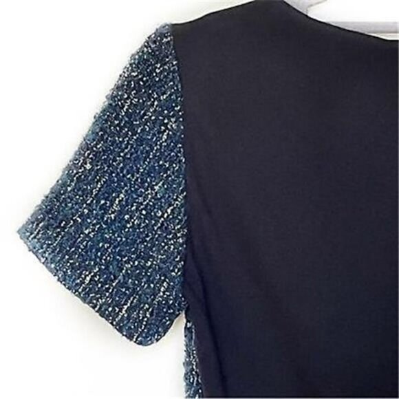 Club Monaco Andreah Tweed Boucle Trumpet Dress - Picture 7 of 11